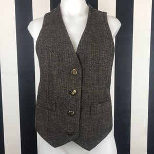 Marc by Marc Jacobs Brown Tweed Vest